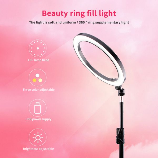 selfie ring lamp led ring light for ring phone pgraphy lighting camera tripod kit p equipment para air black
selfie ring lamp led ring light for ring phone pgraphy lighting camera tripod kit p equipment para air black