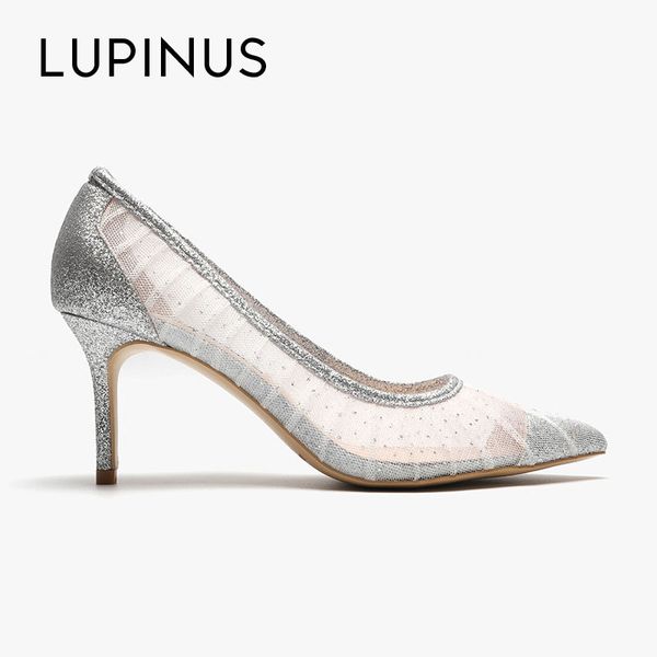 lupinus spring/autumn new women sandals sweet lace mesh women high heels fashion bling lady single shoes for wedding/party/dress, Black
lupinus spring/autumn new women sandals sweet lace mesh women high heels fashion bling lady single shoes for wedding/party/dress, Black