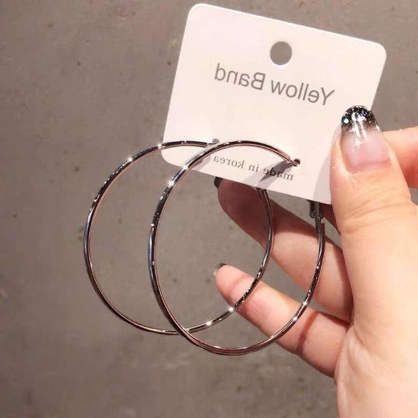 luxury 925 silver circle earrings wild fashion temperament earrings female personality simple and explosive hypoallergenic earrings, Golden
luxury 925 silver circle earrings wild fashion temperament earrings female personality simple and explosive hypoallergenic earrings, Golden