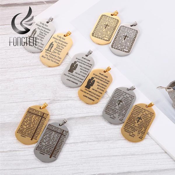 pendant necklaces fongten custom god blessing cross amulet couple necklace stainless steel jesus oval lover pendants jewelry, Silver
pendant necklaces fongten custom god blessing cross amulet couple necklace stainless steel jesus oval lover pendants jewelry, Silver