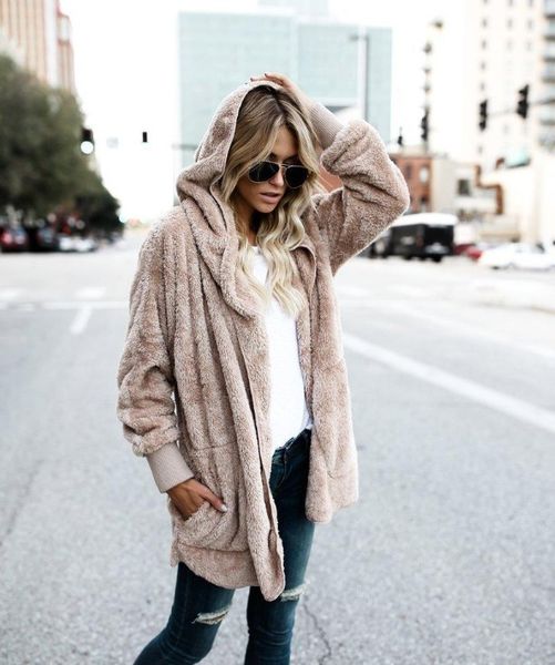 faux fur coat women fashion hooded streetwear two side wear winter coat women warm and comfort overcoat, Black
faux fur coat women fashion hooded streetwear two side wear winter coat women warm and comfort overcoat, Black