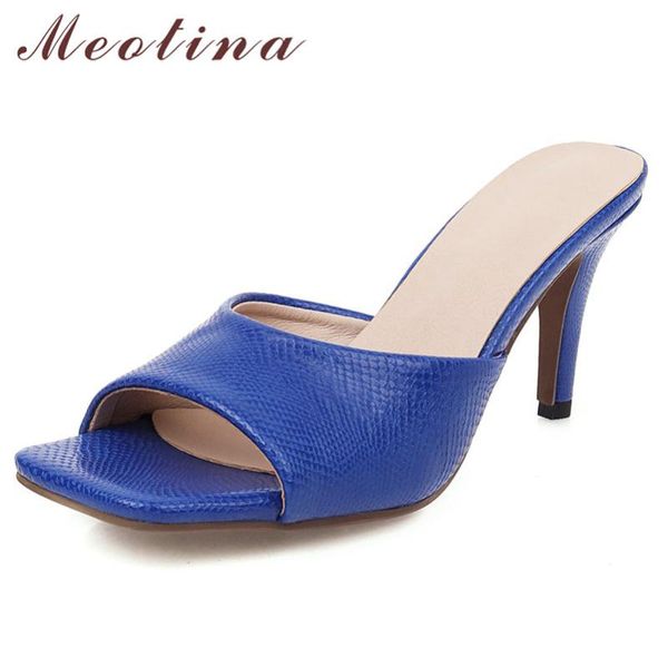 meotina women shoes super high heel slippers square toe stiletto heels slides summer sandals female yellow red large size 43, Black
meotina women shoes super high heel slippers square toe stiletto heels slides summer sandals female yellow red large size 43, Black