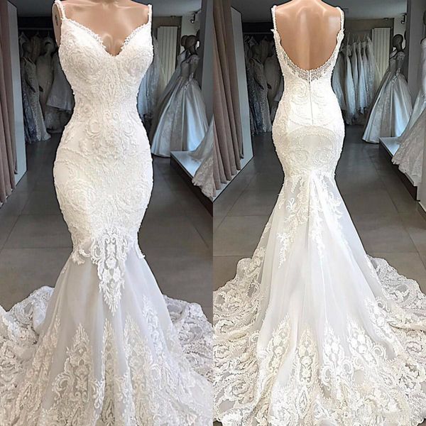 vestidos de novia white mermaid wedding dress backless v neck lace wedding gowns appluques bridal dress robe de mariee
vestidos de novia white mermaid wedding dress backless v neck lace wedding gowns appluques bridal dress robe de mariee