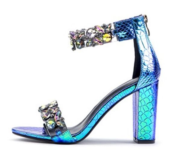 elegant rhinestone women sandals square high ankle cover heel peep toe office dance ankle strap party heels blue gold black shoe
elegant rhinestone women sandals square high ankle cover heel peep toe office dance ankle strap party heels blue gold black shoe