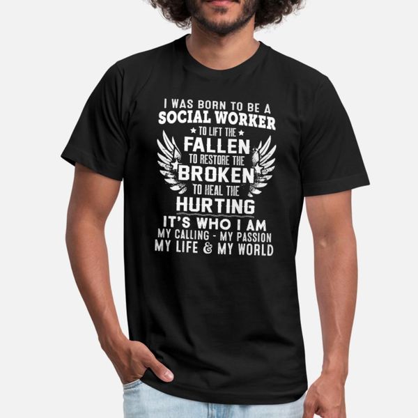 social worker lift the fallen restore the broken t shirt men custom short sleeve round neck vintage fit funny summer style outfit shirt
social worker lift the fallen restore the broken t shirt men custom short sleeve round neck vintage fit funny summer style outfit shirt
