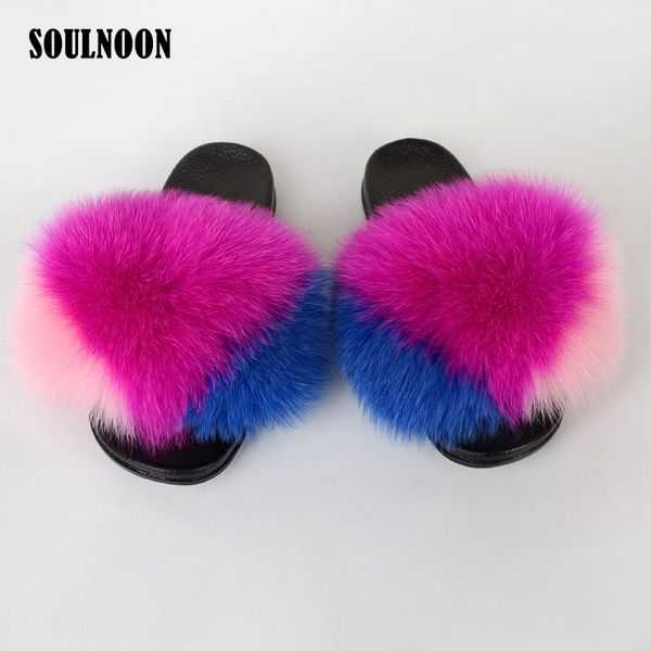 new 2020 women fluffy slides mix-color real fur slippers soft flat furry house shoes casual fur flip flops luxury sansals, Black
new 2020 women fluffy slides mix-color real fur slippers soft flat furry house shoes casual fur flip flops luxury sansals, Black