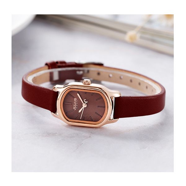 new lady women's watch japan quartz hours fashion clock real leather bracelet modern classic girl's birthday gift julius box, Slivery;brown
new lady women's watch japan quartz hours fashion clock real leather bracelet modern classic girl's birthday gift julius box, Slivery;brown