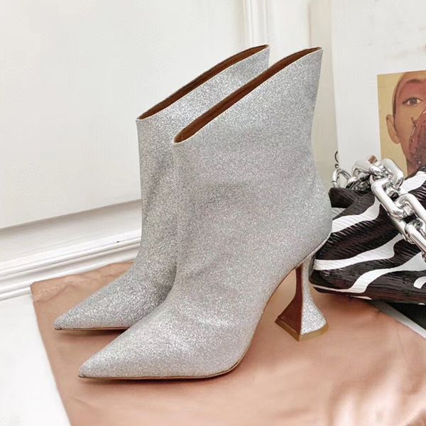 bling bling sequined ankle boots women pointy toe cup high heel short boots female runway design glittery shoes autumn botas, Black
bling bling sequined ankle boots women pointy toe cup high heel short boots female runway design glittery shoes autumn botas, Black