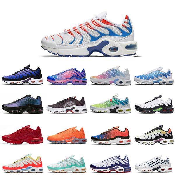 2020 airs tns mens running shoes designer plus tn gs sneakers be true homme jogging trainer triple white black chaussures 
2020 airs tns mens running shoes designer plus tn gs sneakers be true homme jogging trainer triple white black chaussures