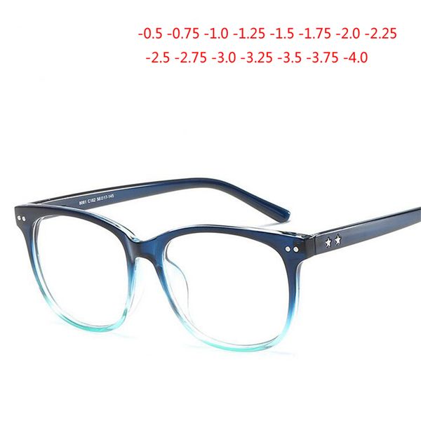 0.5 -0.75 -1.0 to -4.0 retro rivet finished myopia glasses for women men square frame 1.56 aspherical prescription glasses, Black
0.5 -0.75 -1.0 to -4.0 retro rivet finished myopia glasses for women men square frame 1.56 aspherical prescription glasses, Black