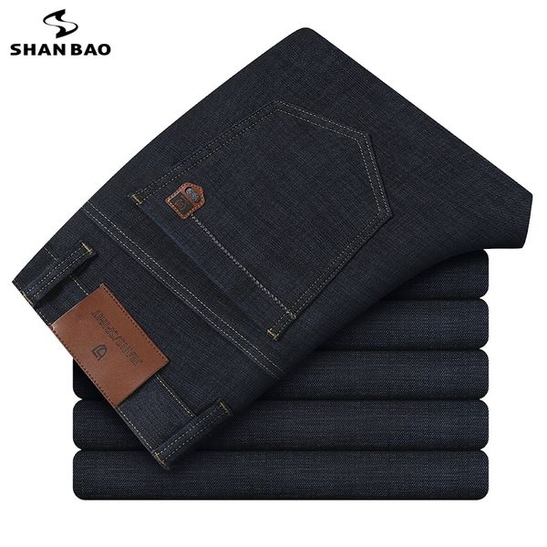 shan bao luxury high-quality business gentleman straight-leg slim jeans 2020 autumn and winter brand clothing thick casual jeans, Blue
shan bao luxury high-quality business gentleman straight-leg slim jeans 2020 autumn and winter brand clothing thick casual jeans, Blue