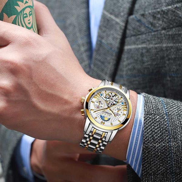 lige fashoin new mens watches automatic mechanical tourbillon watch men stainless steel waterproof wrist watch, Slivery;brown
lige fashoin new mens watches automatic mechanical tourbillon watch men stainless steel waterproof wrist watch, Slivery;brown
