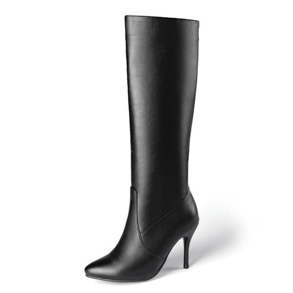 boots oversized pointed-toe wineglass heel stiletto knee-length 2021 autumn winter side zipper super high pu boot, Black
boots oversized pointed-toe wineglass heel stiletto knee-length 2021 autumn winter side zipper super high pu boot, Black