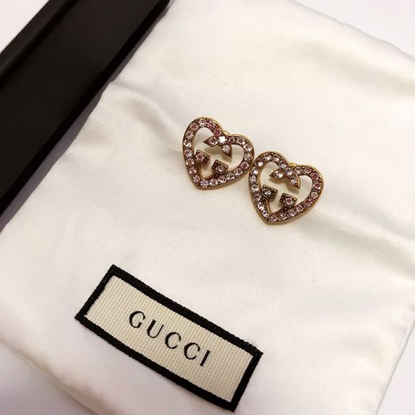american style selling earrings luxury customization popular logo spring and summer fashion retro set diamond earrings, Slivery;golden 
american style selling earrings luxury customization popular logo spring and summer fashion retro set diamond earrings, Slivery;golden