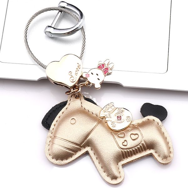 new fashion pony buckle car key holder key chain ring creative gift cute small horse keychain auto accessories for man&women, Silver
new fashion pony buckle car key holder key chain ring creative gift cute small horse keychain auto accessories for man&women, Silver
