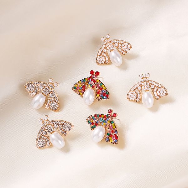 fashion type alloy pearl earrings geometric animal shape colored diamond earrings for girl's fashion jewelry gifts, Silver
fashion type alloy pearl earrings geometric animal shape colored diamond earrings for girl's fashion jewelry gifts, Silver