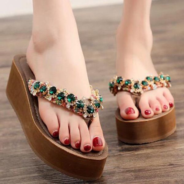 summer woman slippers rhinestone fashion women's slippers wedge clip sand beach woman comfortable non-slip platform shoes xx135, Black
summer woman slippers rhinestone fashion women's slippers wedge clip sand beach woman comfortable non-slip platform shoes xx135, Black