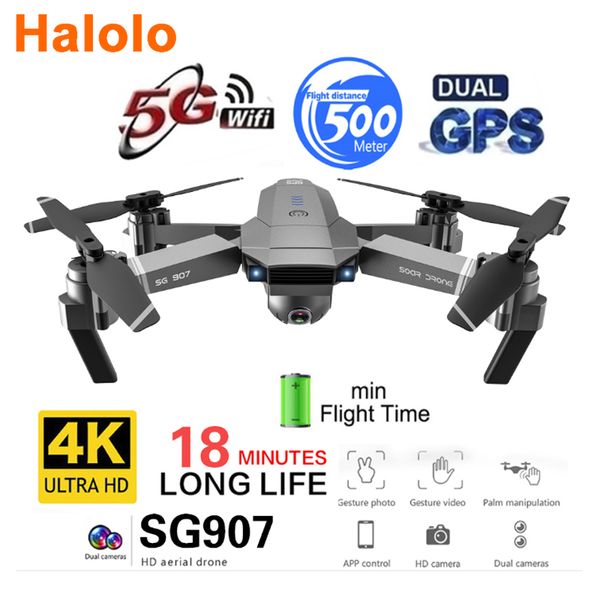 sg907 gps drone with 4k hd dual camera wide angle anti-shake wifi fpv rc quadcopter foldable drones professional gps follow me
sg907 gps drone with 4k hd dual camera wide angle anti-shake wifi fpv rc quadcopter foldable drones professional gps follow me