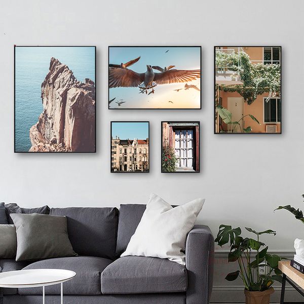 seasdie town building plants canvas painting cliff seagull posters prints sea landscape modern wall art picture home decoration
seasdie town building plants canvas painting cliff seagull posters prints sea landscape modern wall art picture home decoration