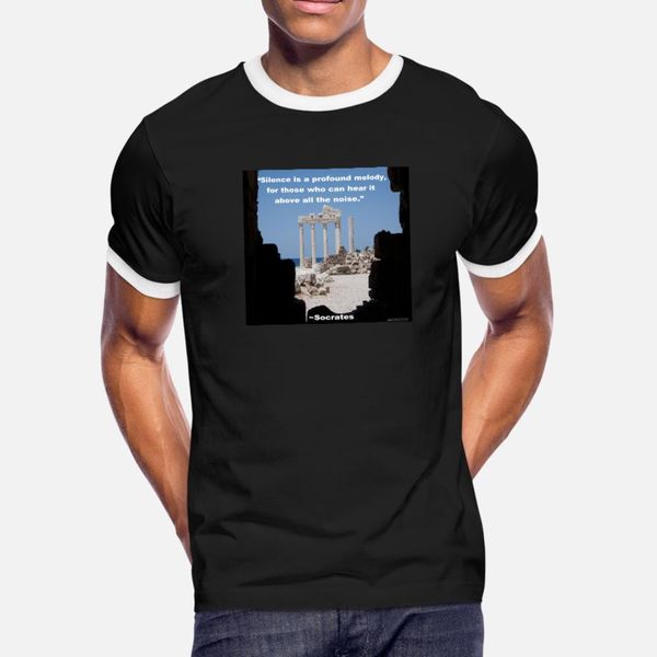 silence is a profound melody ~socrates t shirt men sunlight cotton round neck letter sunlight new style spring autumn unique
silence is a profound melody ~socrates t shirt men sunlight cotton round neck letter sunlight new style spring autumn unique