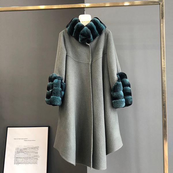 arlene sain autumn and winter new a version doll wool coat female fur collar tweed stand collar wool coat, Black
arlene sain autumn and winter new a version doll wool coat female fur collar tweed stand collar wool coat, Black