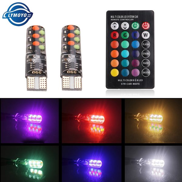 50set t10 w5w rgb led bulb 12smd cob canbus 194 168 car with remote controller flash/strobe reading wedge light clearance lights
50set t10 w5w rgb led bulb 12smd cob canbus 194 168 car with remote controller flash/strobe reading wedge light clearance lights