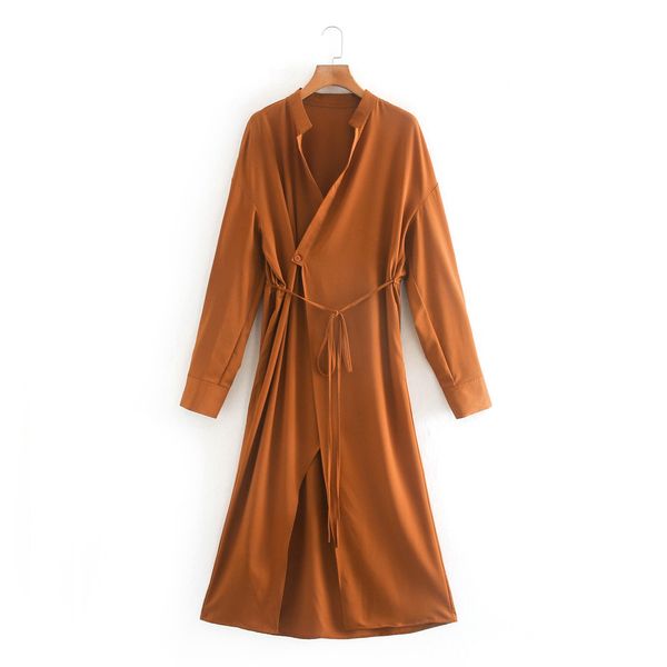 2020 designer clothing a line summer v neck women dresses long sleeve fashion the new summer new women's fashion with double-breasted, Black;gray
2020 designer clothing a line summer v neck women dresses long sleeve fashion the new summer new women's fashion with double-breasted, Black;gray