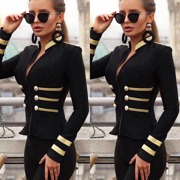 женщины женская мода зима sexy stand шеи проложенный тонкий jacket check up zipper байкер пальто новый, Black;brown
женщины женская мода зима sexy stand шеи проложенный тонкий jacket check up zipper байкер пальто новый, Black;brown
