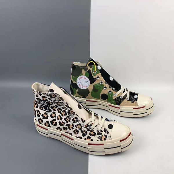 men and wome designer shoes thick sole x brain dead 2.0 style four side mandarin duck camouflage high casual board shoes with box, Black
men and wome designer shoes thick sole x brain dead 2.0 style four side mandarin duck camouflage high casual board shoes with box, Black