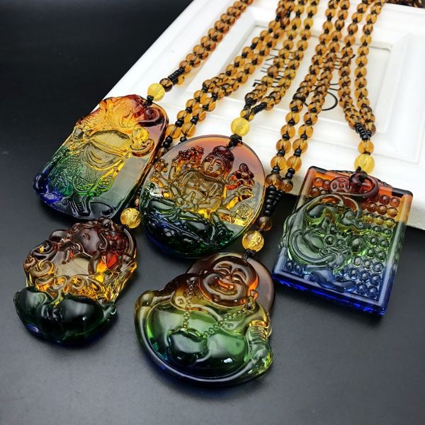 thousand hand guanyin god of wealth crystal auspicious necklace guan gong money buddha pendant pi xiu colorful stone sweater cha, Silver
thousand hand guanyin god of wealth crystal auspicious necklace guan gong money buddha pendant pi xiu colorful stone sweater cha, Silver
