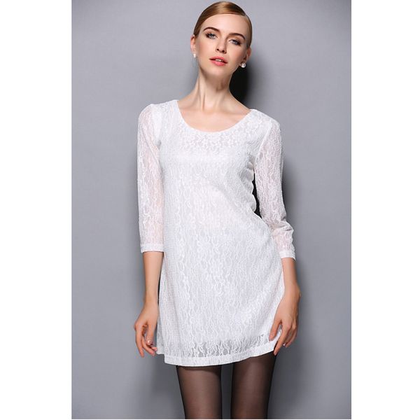 half sleeve elegant lace tube dress women evening party elegant slim lace dresses vestidos mujer, Black;gray
half sleeve elegant lace tube dress women evening party elegant slim lace dresses vestidos mujer, Black;gray