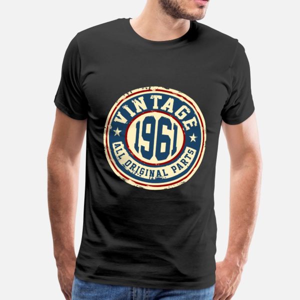 vintage 1961 t shirt men custom short sleeve size s-3xl normal crazy fashion spring autumn trend shirt, White;black
vintage 1961 t shirt men custom short sleeve size s-3xl normal crazy fashion spring autumn trend shirt, White;black