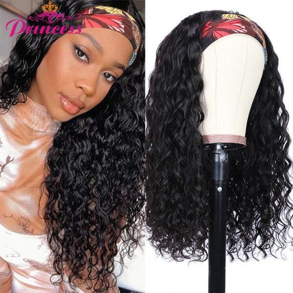 princess hair headband wigs water wave human hair wig glueless 150% density human wigs for women non lace scarf wig, Black;brown
princess hair headband wigs water wave human hair wig glueless 150% density human wigs for women non lace scarf wig, Black;brown