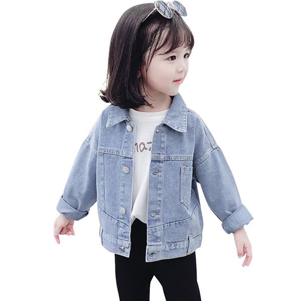 girls denim jacket solid color girl coats outewear kids casual style children's jacket spring autumn clothes girl, Blue;gray
girls denim jacket solid color girl coats outewear kids casual style children's jacket spring autumn clothes girl, Blue;gray