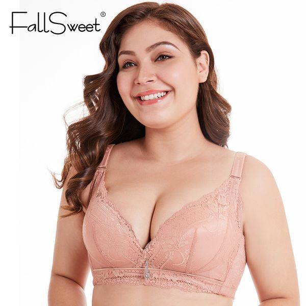 fallsweet women bra plus size d e cup plunge bras wire soft brassiere pushup bra, Red;black
fallsweet women bra plus size d e cup plunge bras wire soft brassiere pushup bra, Red;black