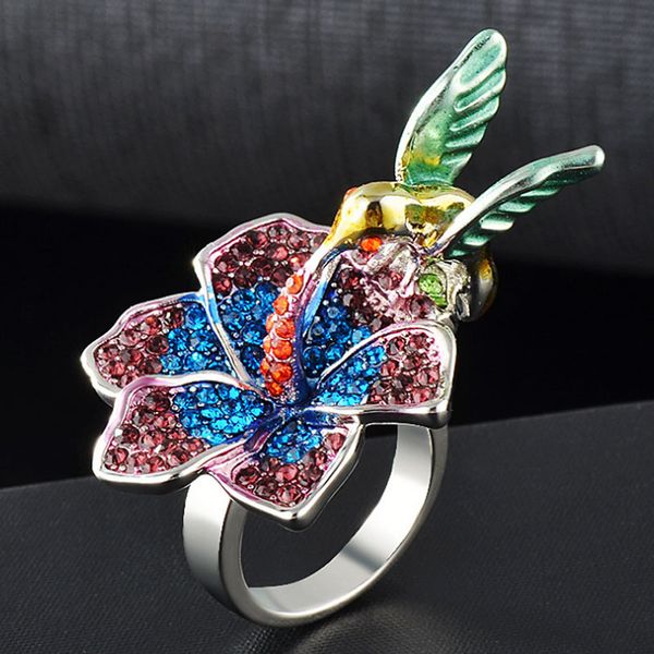 wedding rings zlxgirl jewelry colorful enamel birds flower for women party gifts fashion metal tin alloy gold, Slivery;golden
wedding rings zlxgirl jewelry colorful enamel birds flower for women party gifts fashion metal tin alloy gold, Slivery;golden