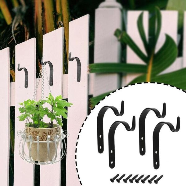 hooks & rails 4pcs wall with screws j-shaped black metal hook bracket for clothes storage garden retro plant decoration hanging hanger
hooks & rails 4pcs wall with screws j-shaped black metal hook bracket for clothes storage garden retro plant decoration hanging hanger
