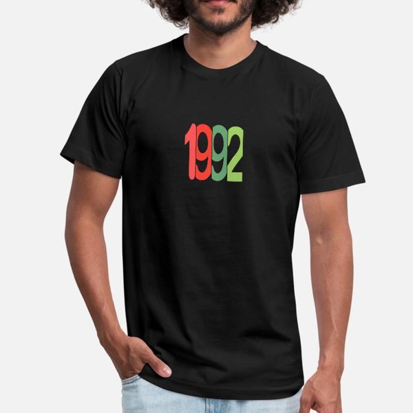 1992 t shirt men knitted 100% cotton o-neck fit anti-wrinkle funny casual spring autumn outfit shirt, White;black
1992 t shirt men knitted 100% cotton o-neck fit anti-wrinkle funny casual spring autumn outfit shirt, White;black
