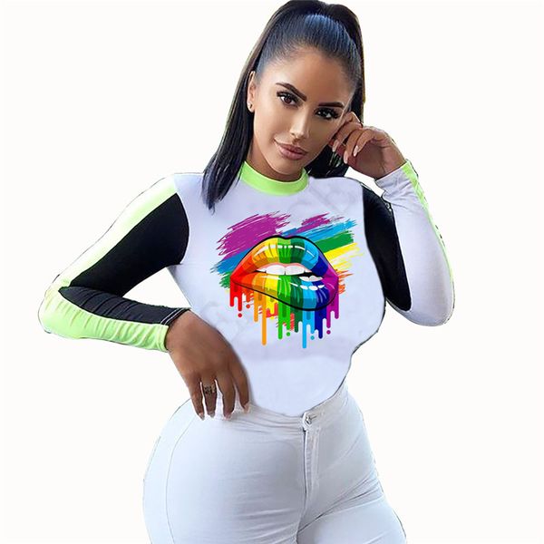 plus size women fashion t shirt trendy butterfly lips t-shirt patchwork color autumn winter sports casual s-3xl d8604, White
plus size women fashion t shirt trendy butterfly lips t-shirt patchwork color autumn winter sports casual s-3xl d8604, White
