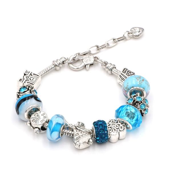 charm bracelets angel blue crystal/glass beadas pand & bangles adjustable beads for women gift bracelet, Golden;silver
charm bracelets angel blue crystal/glass beadas pand & bangles adjustable beads for women gift bracelet, Golden;silver