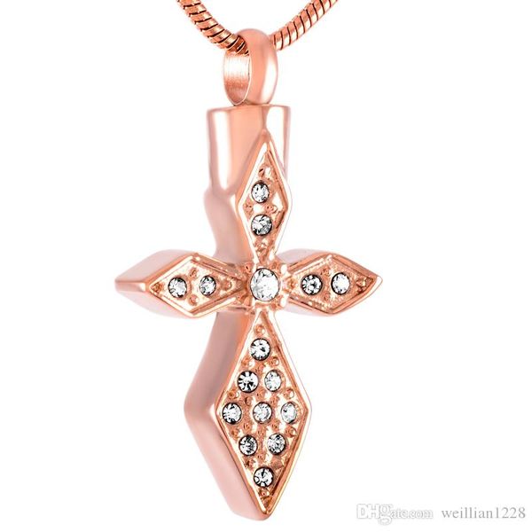 z203rose gold hold clear crytsal cross memorial urn jewelry to put ashes in - 316l stainless steel keepsake cremation necklace, Silver
z203rose gold hold clear crytsal cross memorial urn jewelry to put ashes in - 316l stainless steel keepsake cremation necklace, Silver