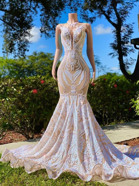 Arabian Sexy Black Girl Mermaid Prom Dresses 2020 Sequined Long White Evening Cocktail Party Dresses Women Formal Dress Vestido de festa
Arabian Sexy Black Girl Mermaid Prom Dresses 2020 Sequined Long White Evening Cocktail Party Dresses Women Formal Dress Vestido de festa