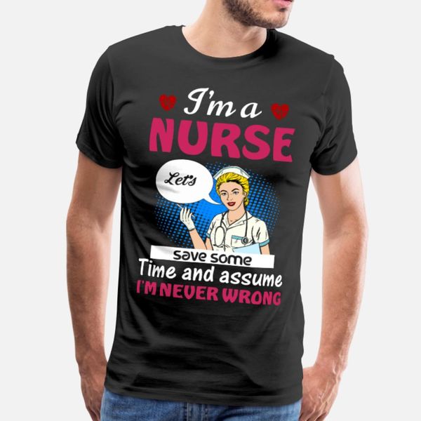 nurse lets save some time and assume s t shirt men print tee shirt round collar pictures interesting funny summer style normal shirt
nurse lets save some time and assume s t shirt men print tee shirt round collar pictures interesting funny summer style normal shirt