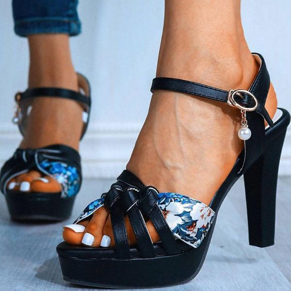 gigifox elegant high heels plus size 43 knot summer party women shoes sandals, Black
gigifox elegant high heels plus size 43 knot summer party women shoes sandals, Black