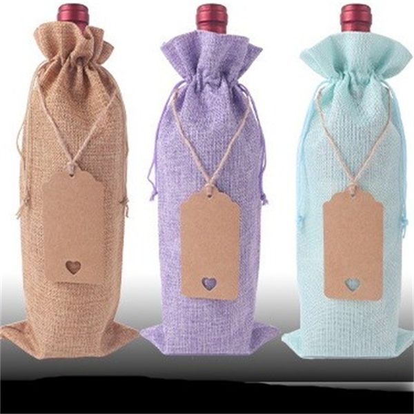 12pcs fashion drawstring bag hemp bundle pocket bags red wine storage packaging table gift wrapping with hang tag 18hz b2
12pcs fashion drawstring bag hemp bundle pocket bags red wine storage packaging table gift wrapping with hang tag 18hz b2