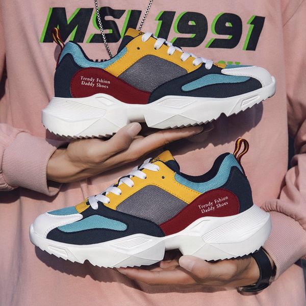 mensrunningshoescontrastcolortideshoesinssuperfirefourseasonsdadshoesmencasualheightincreasingsportsshoes, Black
mensrunningshoescontrastcolortideshoesinssuperfirefourseasonsdadshoesmencasualheightincreasingsportsshoes, Black