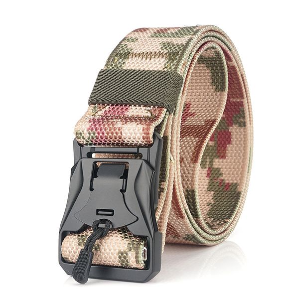 tactical casual men's belt nylon magnetic buckle lightweight wild belt sports student training pants, Black;brown
tactical casual men's belt nylon magnetic buckle lightweight wild belt sports student training pants, Black;brown
