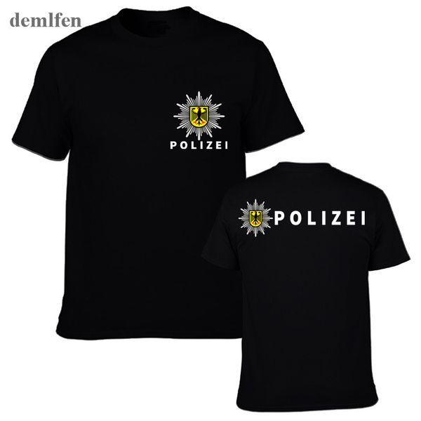new polizei bundespolizei police germany 2 sidest-shirt men cotton 100% t shirt short sleeve fashion tees
new polizei bundespolizei police germany 2 sidest-shirt men cotton 100% t shirt short sleeve fashion tees