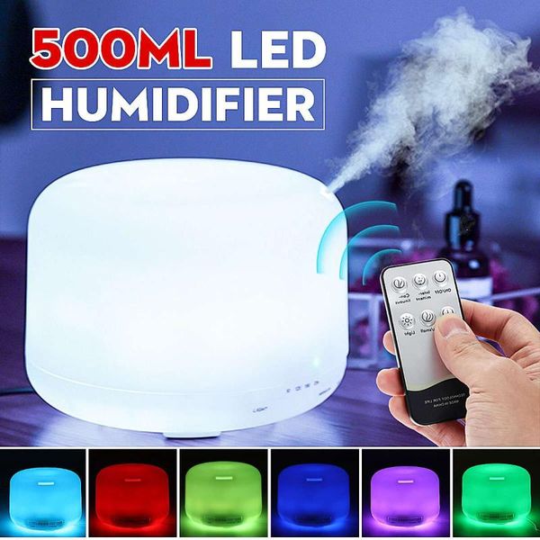 humidifiers air humidifier essential oil diffuser 500ml ultrasonic mist maker fogger led lamp aroma time+remote control
humidifiers air humidifier essential oil diffuser 500ml ultrasonic mist maker fogger led lamp aroma time+remote control