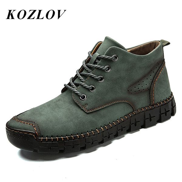 men ankle boots men leather casual shoes green winter warm fur mens western cowboy boots waterproof footwear, Black
men ankle boots men leather casual shoes green winter warm fur mens western cowboy boots waterproof footwear, Black